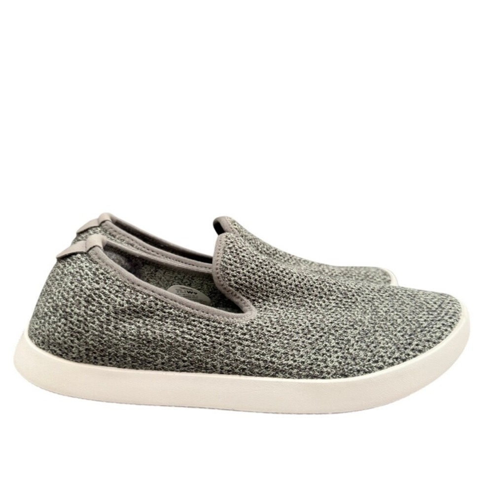 Allbirds Tree Loungers Grey Knit Slip On Walking Shoes Womens 9 Eco Friendly